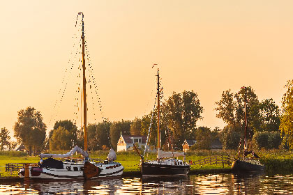 Segelboote in Friesland