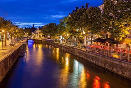 Kanal in Leeuwarden